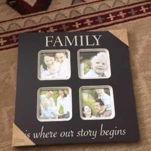 Family Picture Frame Brand new never used